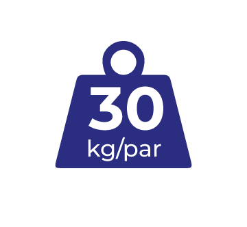 30 kg/par